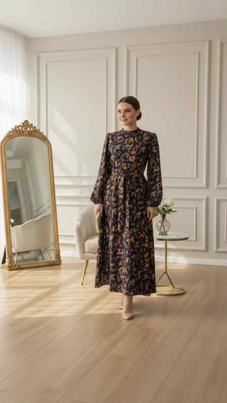 DABIL DİJİTAL KUMAŞ SPOR ELBİSE