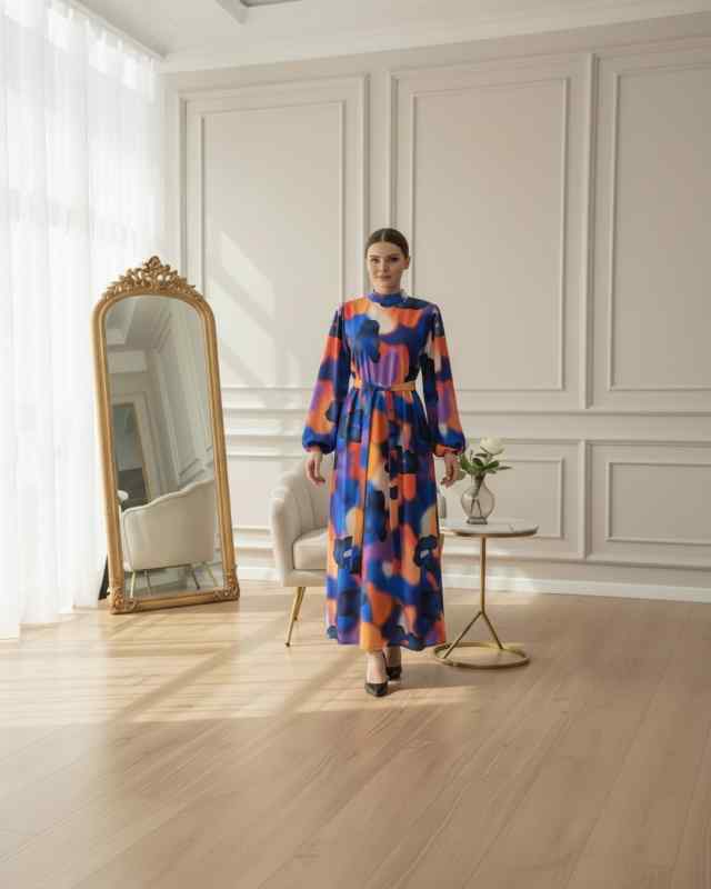 DABIL DİJİTAL KUMAŞ SPOR ELBİSE