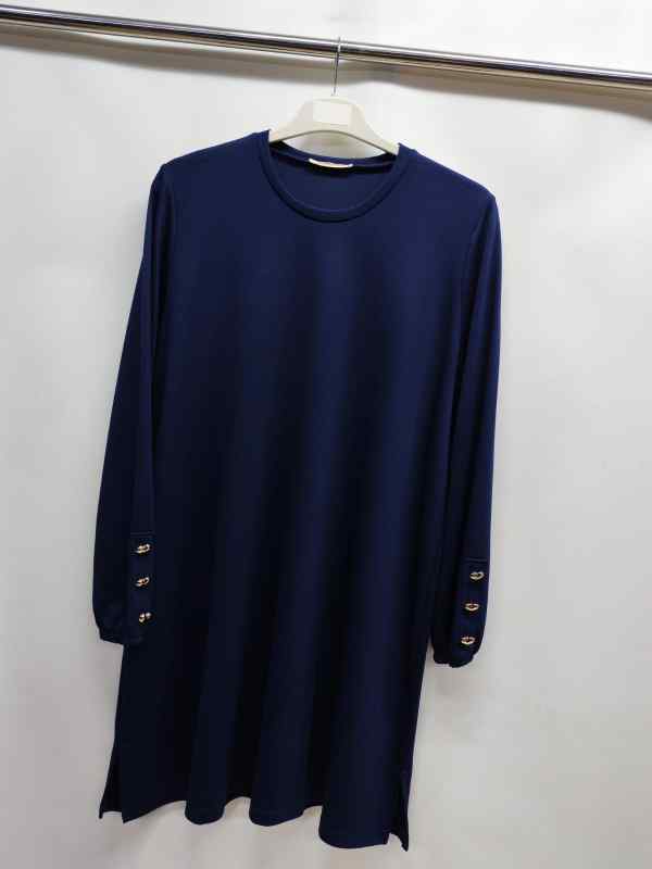 Kol Düğme detaylı Tunik